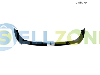 Μαύρη αεροτομή για μπροστινό προφυλακτήρα Mercedes C W205 Facelift AMG 19-21 - DMb770